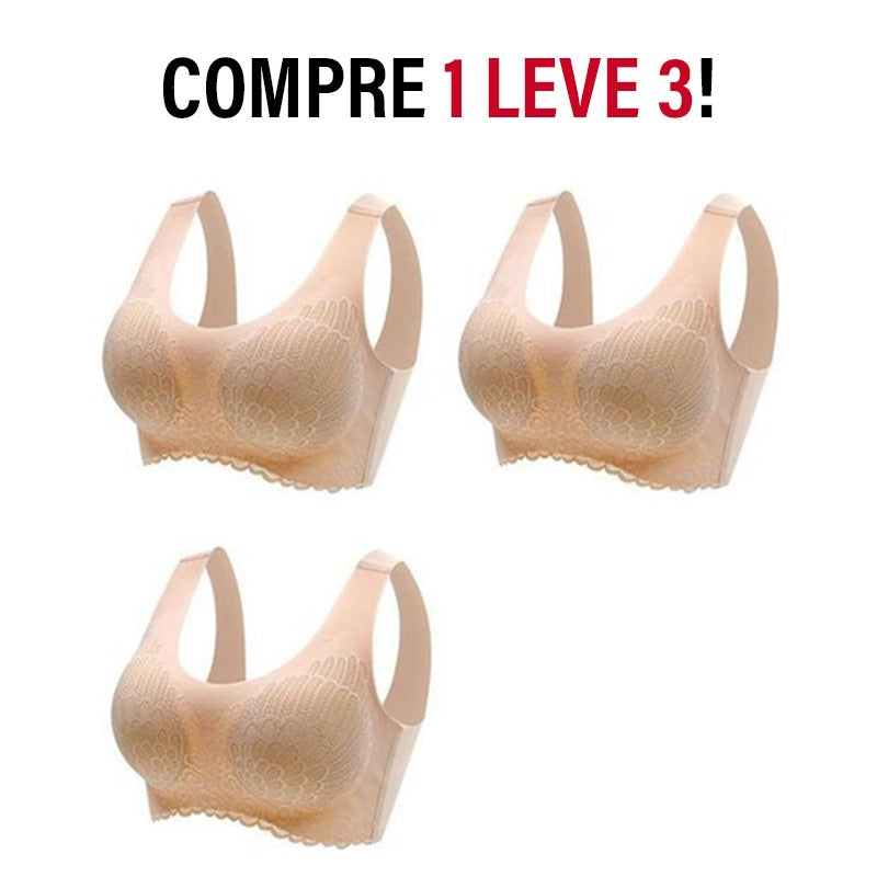 KIT 3 Peças - Sutiã Comfort Plus 5D - Compre 2 Leve 3