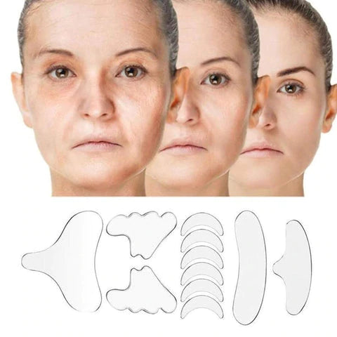 Adesivos Silicone Antirrugas reutilizáveis