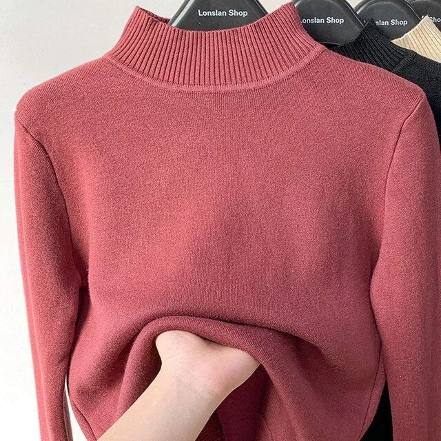 Blusa de Veludo Feminina- Coleção de Inverno