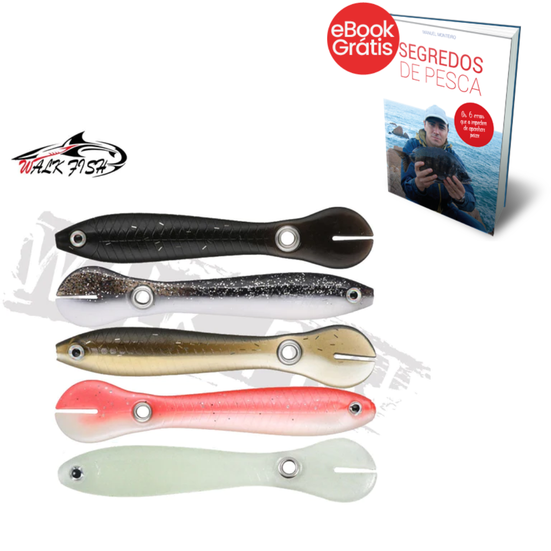 Isca de Pesca Artificial Biônica + Ebook Segredos da Pesca