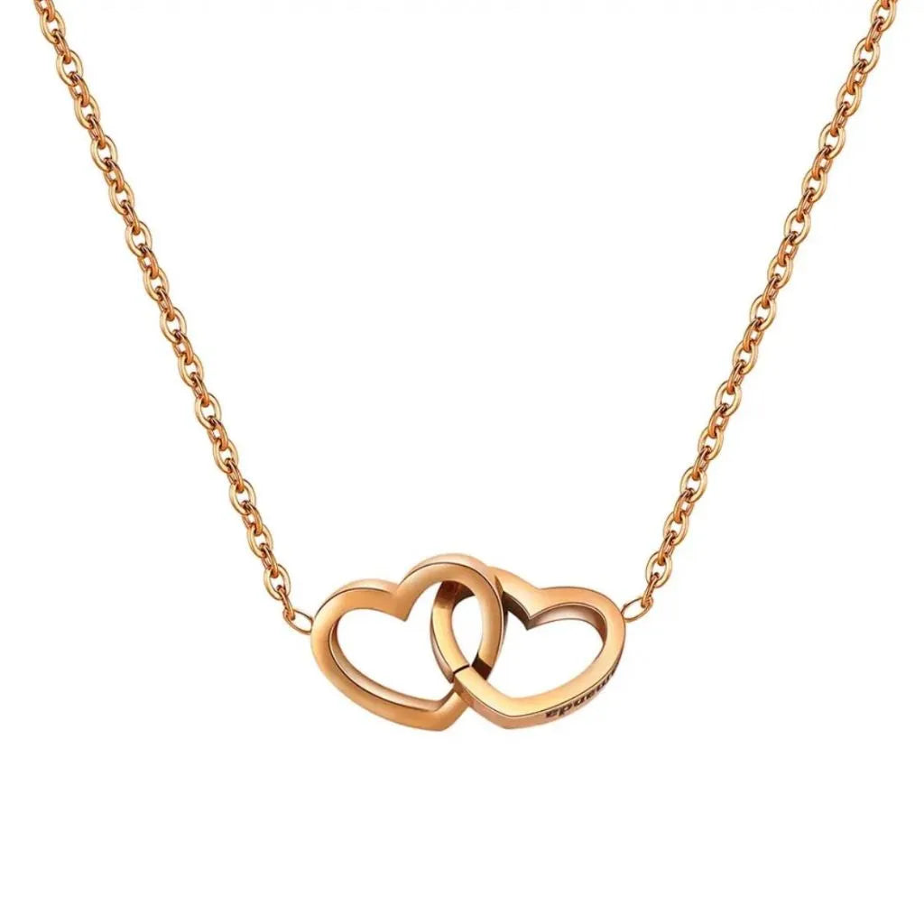 Colar com Caixa Rotativa Surpresa - Rosa Amor Eterno