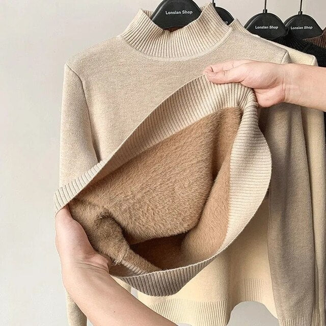 Blusa de Veludo Feminina- Coleção de Inverno