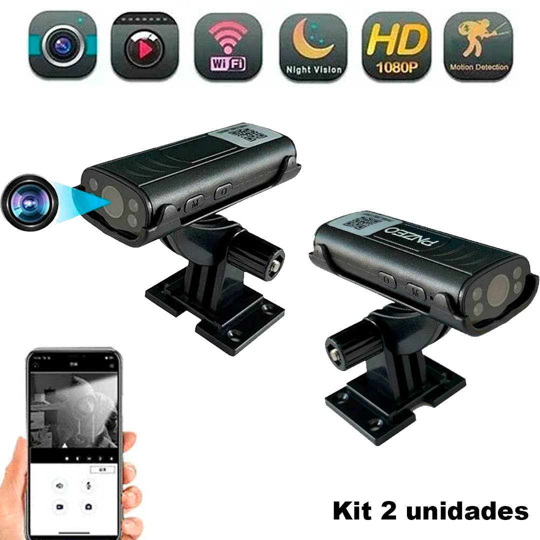Câmera de Segurança Pro WI-fI HD Original (com suporte)