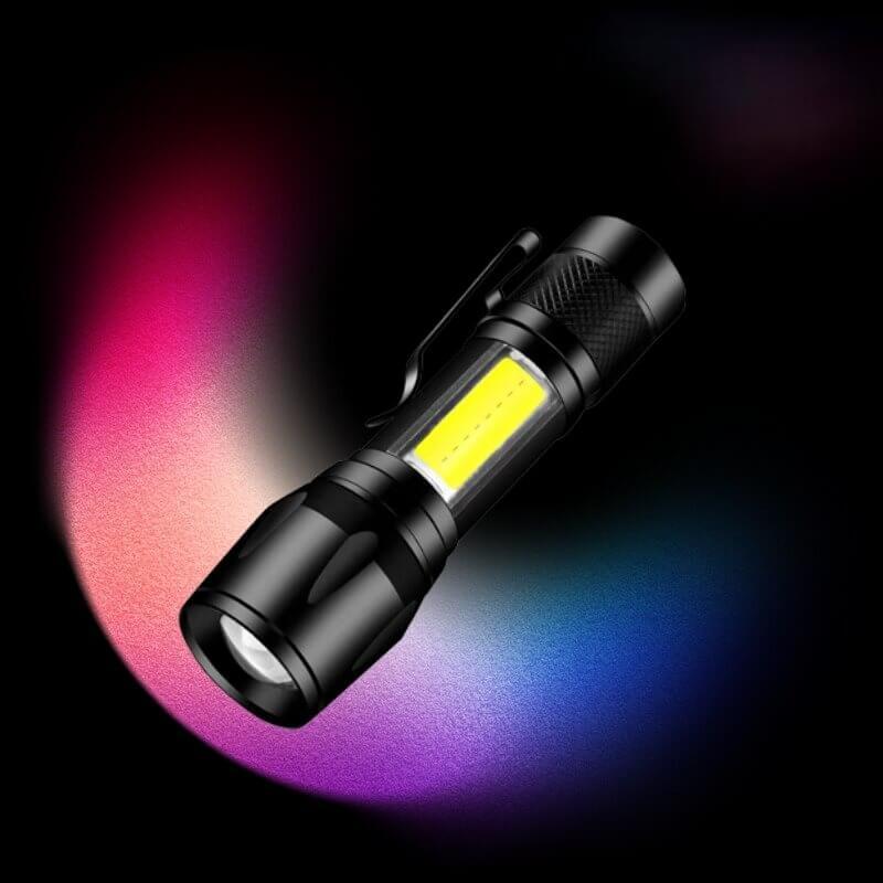 Lanterna Led Tática Recarregável