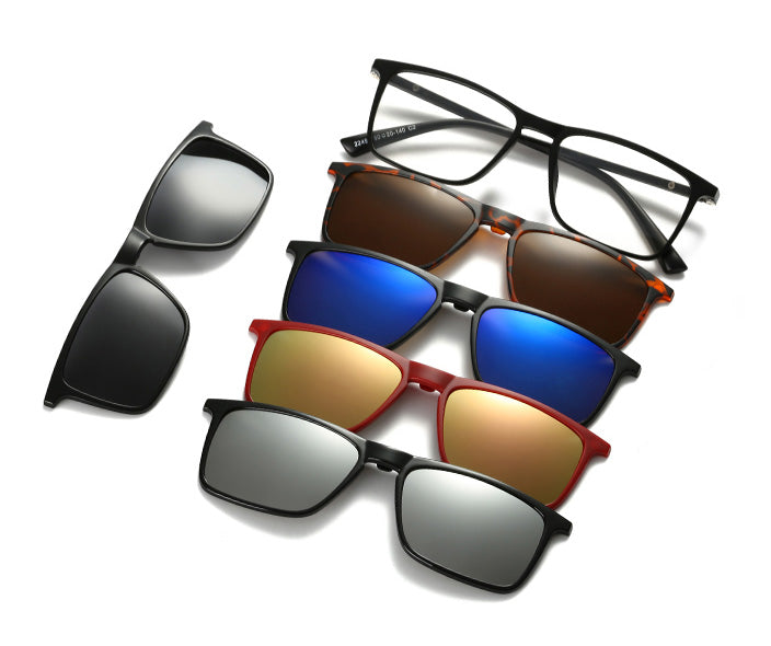 Óculos Polarizado Com 5 Lentes Grátis (Oferta de Pós Black Friday)