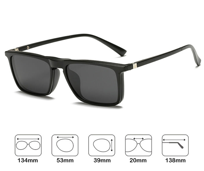 Óculos Polarizado Com 5 Lentes Grátis (Oferta de Pós Black Friday)
