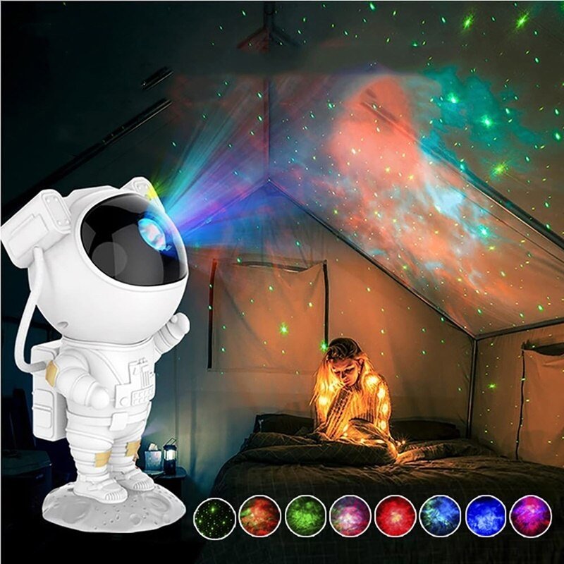 Projetor de Luz Astronauta Galático 360°