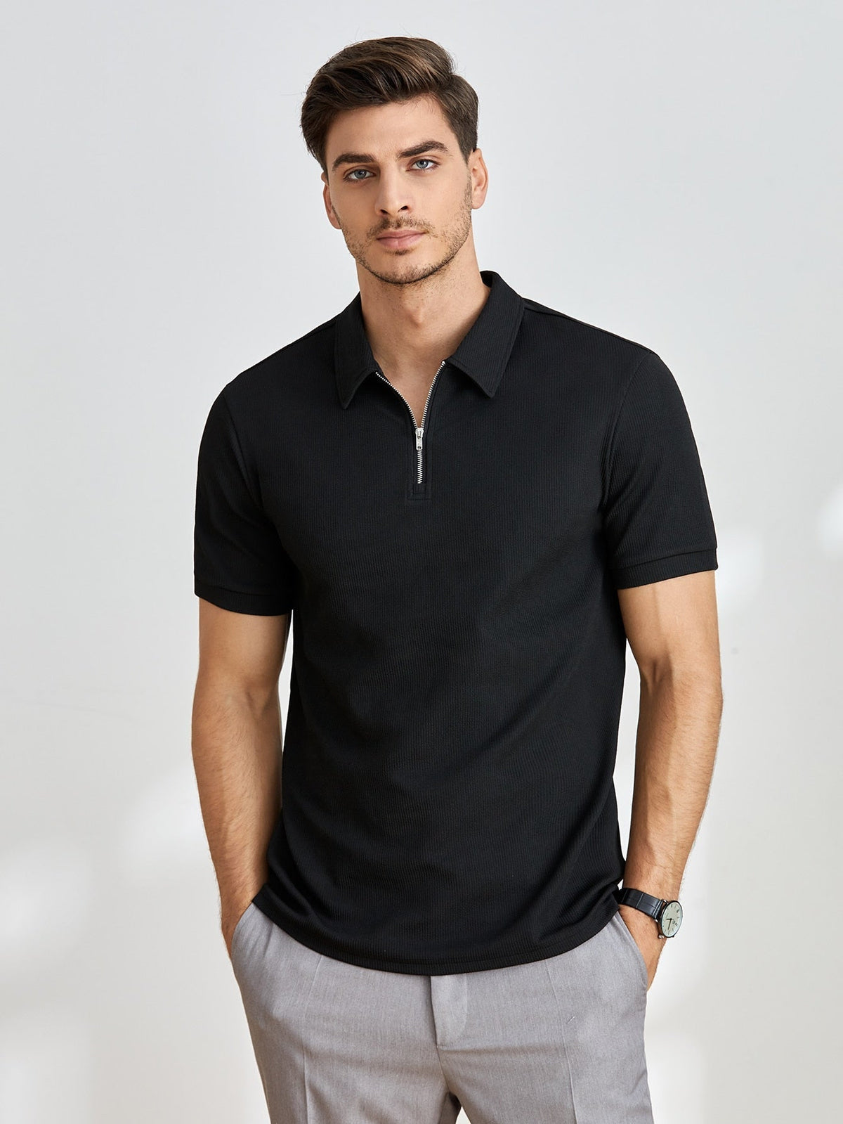Camisas Polo Ziper Elegance Premium [COMPRE 1 LEVE 2]
