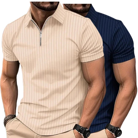 Camisas Polo Ziper Elegance Premium [COMPRE 1 LEVE 2]