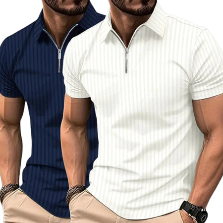 Camisas Polo Ziper Elegance Premium [COMPRE 1 LEVE 2]