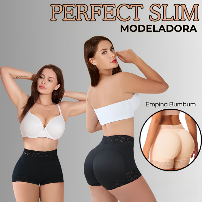 Calcinha Modeladora Perfect Slim - Afina Cintura e Empina Bumbum [COMPRE 1 LEVE 3]