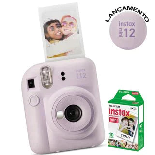 Câmera Polaroide Instax mini 12 + Brinde 50 filmes de foto
