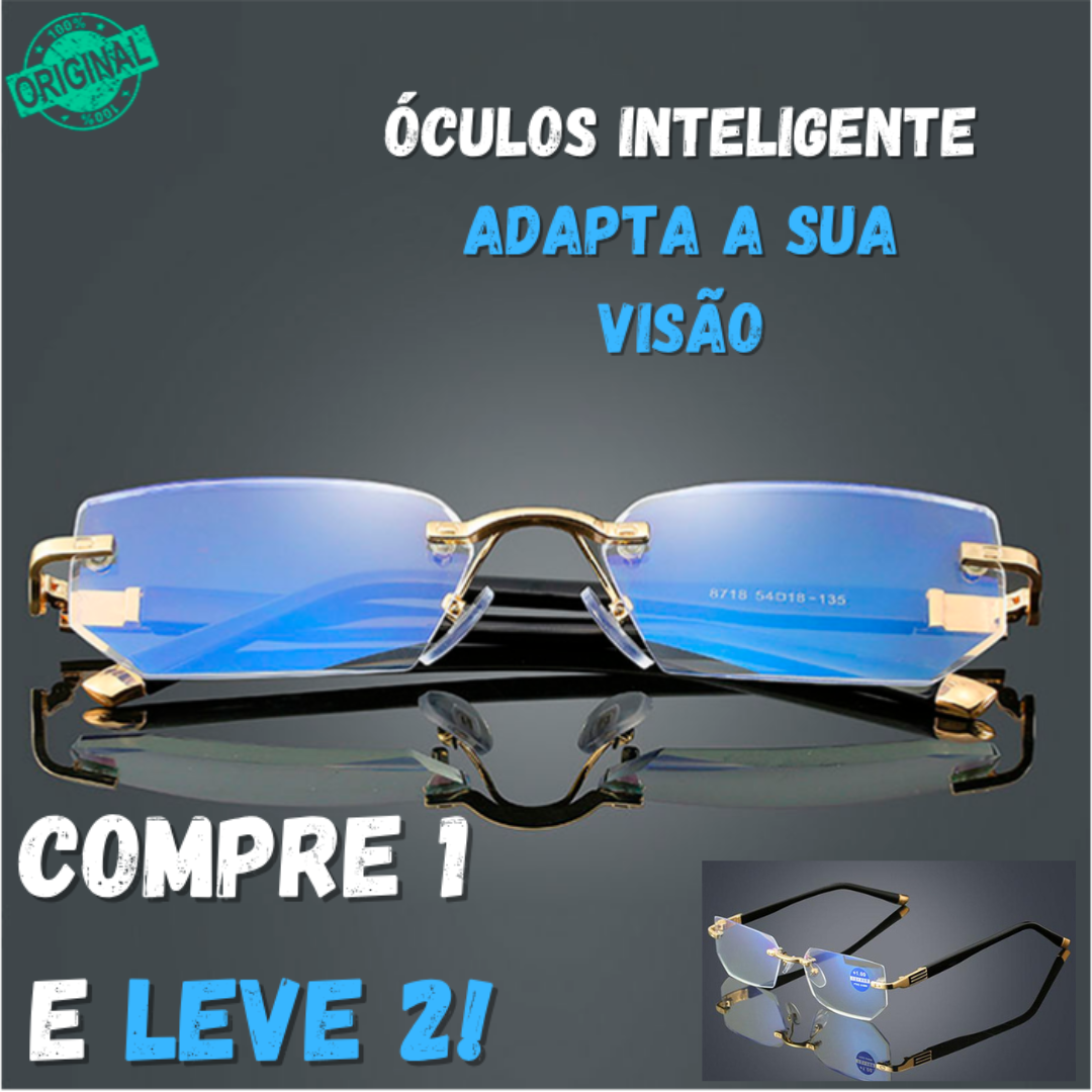 COMPRE 1 LEVE 2 Óculos de Grau Inteligente adaptável Mimus® + Brinde Exclusivo