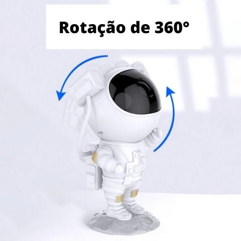 Projetor de Luz Astronauta Galático 360°